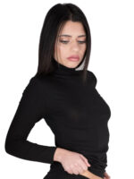 Α.A UNDERWEAR Ζιβάγκο Μακρυμάνικο Cotton - Modal Μαύρο - Image 4