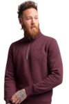 Superdry Essential Ανδρικό Πουλόβερ M2013112A-7PY Μπορντό
