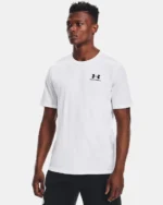 Under Armour Sportstyle Ανδρικό T-shirt 1326799-100 Λευκό - Image 4