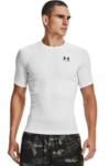 Under Armour HeatGear Ισοθερμική Κοντομάνικη Μπλούζα Compression 1361518-100 Λευκή