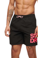 Μαγιό Ανδρικό Boxer Superdry M3010228A-02A Μαύρο