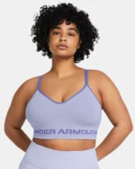 Under Armour Seamless Low Long Γυναικείο Αθλητικό Μπουστάκι 1357719-539 Μωβ - Image 3