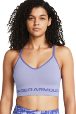 Under Armour Seamless Low Long Γυναικείο Αθλητικό Μπουστάκι 1357719-539 Μωβ
