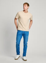 Pepe Jeans Ανδρικό Τζιν Παντελόνι Ίσια Γραμμή PM207390HW12-000 Μπλε - Image 2