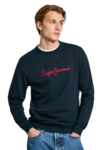 Pepe Jeans new joe crew Φούτερ PM582715-594 Μπλε