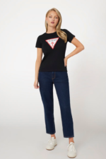 Guess Γυναικείο T-shirt W1YI1BI3Z14-JBLK Μαύρο - Image 2