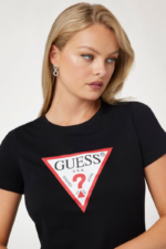 Guess Γυναικείο T-shirt W1YI1BI3Z14-JBLK Μαύρο - Image 3