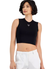 Guess Γυναικείο Τοπ W4GZ34Z3F40-JBLK Μαύρο