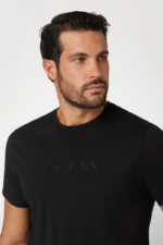 Guess Ανδρικό T-shirt M2BP47K7HD0 Μαύρο - Image 4