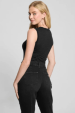 Guess Γυναικείο Τοπ W4BP13KCGM2-JBLK Μαύρο - Image 2