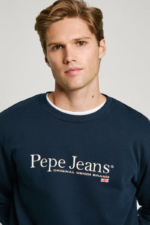 Pepe Jeans Ανδρική Φούτερ PM582699-594 Μπλέ - Image 4