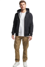 Superdry Ανδρική Ζακέτα M2013116A-02A Μαύρη - Image 2
