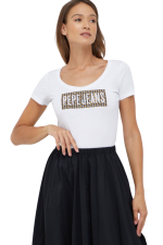 Pepe Jeans Γυναικείο T-shirt PL505339-800 Λευκό
