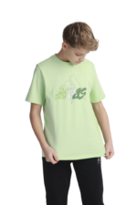 Adidas Παιδική κοντομάνικη μπλούζα GFX Illustrated IM8336 Πράσινο