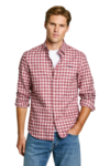 Pepe Jeans Ανδρικό Πουκάμισο PM308851-285 Κοκκίνο Καρό