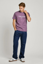 Pepe Jeans Ανδρικό T-shirt PM509783-491 Μωβ - Image 2