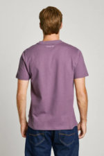 Pepe Jeans Ανδρικό T-shirt PM509783-491 Μωβ - Image 3