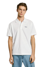 Pepe Jeans Ανδρικό T-shirt Polo PM542298-800 Λευκό