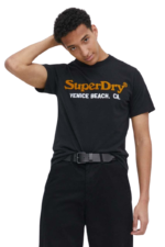 Superdry Ανδρικό T-shirt M1011894A-9RN Μαύρο