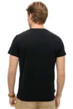 Superdry Vintage Ανδρικό T-shirt M1011245M-16A Μαύρο - Image 3