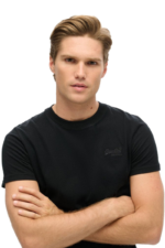 Superdry Vintage Ανδρικό T-shirt M1011245M-16A Μαύρο - Image 4