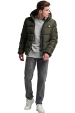 Superdry Ανδρικό Μπουφάν M5011827A-1IP Χακί - Image 2