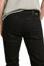Pepe Jeans Ανδρικό Τζιν παντελόνι Slim PM207388XG92-000 Μαύρο - Image 4