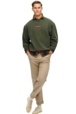 Superdry Logo Graphic Ανδρικό Φούτερ M2013734A-ZC3 Πράσινο - Image 2