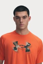 Under Armour Ανδρικό T-shirt 1390208-847 Πορτοκαλί - Image 3