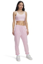 Under Armour Rival Terry Joggers Γυναικείο Παντελόνι Φόρμας 1382735-647 Ροζ - Image 2