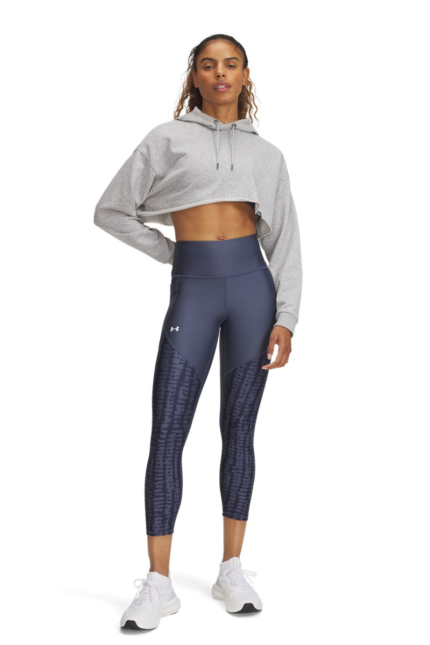 Under Armour Tech Print Panel Ankle Leg Γυναικείο Κολάν 1386407-044 Μπλε