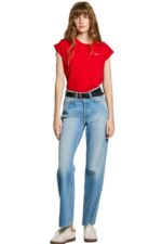Pepe Jeans Γυναικείο T-shirt PL506030-255 Κόκκινο - Image 2