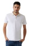 Guess Ανδρικό T-Shirt Polo M5GP66J1314-G011 Λευκό