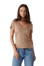 Guess Γυναικείο T-Shirt W5GP31KCSX2-G1DQ Καφέ