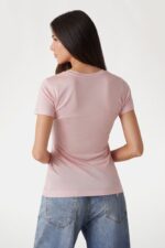 Guess Γυναικείο T-Shirt W5GP31KCSX2-G6J3 Ροζ - Image 4