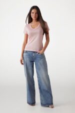 Guess Γυναικείο T-Shirt W5GP31KCSX2-G6J3 Ροζ - Image 2