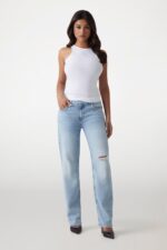 Guess Γυναικείο Αμάνικο T-Shirt W5GP57KCV52-G011 Λευκό - Image 2