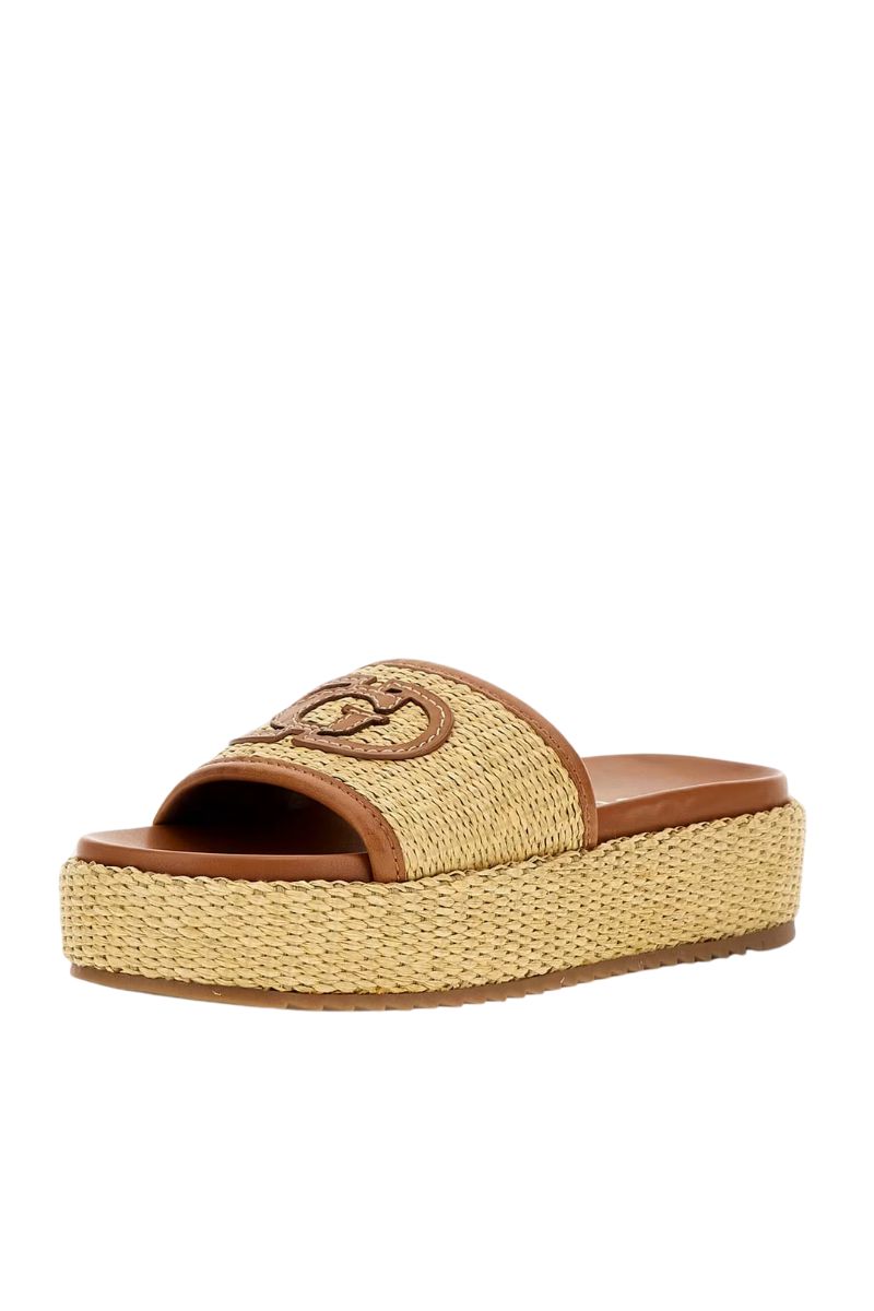 Ανώνυμο σχέδιο - 2025-04-28T185335.744 Guess Lonney Γυναικείο Σανδάλι FLJLNYFAB19 Καφέ - Image 1