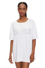 Guess Γυναικείο T-Shirt E5GI07K68D2-G011 Λευκό