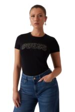 Guess Γυναικείο T-Shirt W5GI04J1314-JBLK Μαύρο