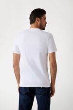 Guess Ανδρικό T-Shirt M2YI72I3Z14-G011 Λευκό - Image 3