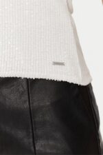 Guess Αμάνικο Γυναικείο T-Shirt W5GP06KCS10-G011 Λευκό - Image 4