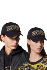 Versace Jeans Unisex Καπέλο ZG365-G89 Μαύρο/Χρυσό - Image 2