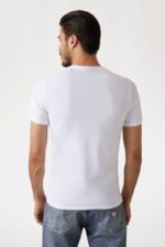 Guess Ανδρικό T-Shirt M2YI36I3Z14-G011 Λευκό - Image 3
