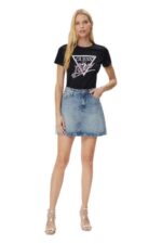 Guess Γυναικείο T-Shirt W5GI05I3Z14-JBLK Μαύρο - Image 2