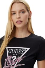 Guess Γυναικείο T-Shirt W5GI05I3Z14-JBLK Μαύρο - Image 3