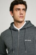 Pepe Jeans Ανδρική Ζακέτα PM582752-999 Γκρι - Image 4