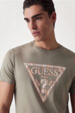 Guess Ανδρικό T-Shirt M5GI06I3Z14-A81T Λαδί - Image 2