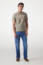 Guess Ανδρικό T-Shirt M5GI06I3Z14-A81T Λαδί - Image 3