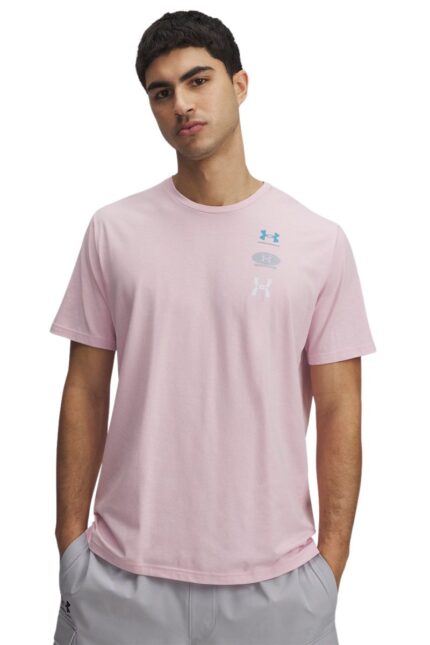 Under Armour Ανδρικό T-Shirt 1390165-647 Ροζ